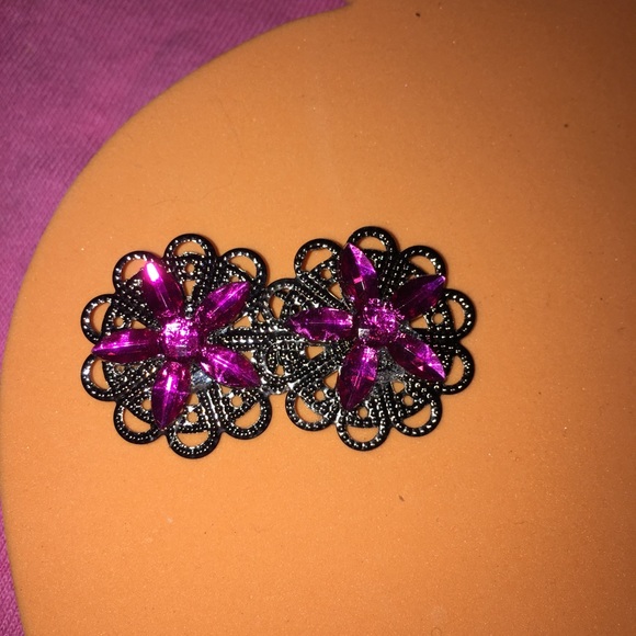 Black & pink earrings NWT - Picture 6 of 6